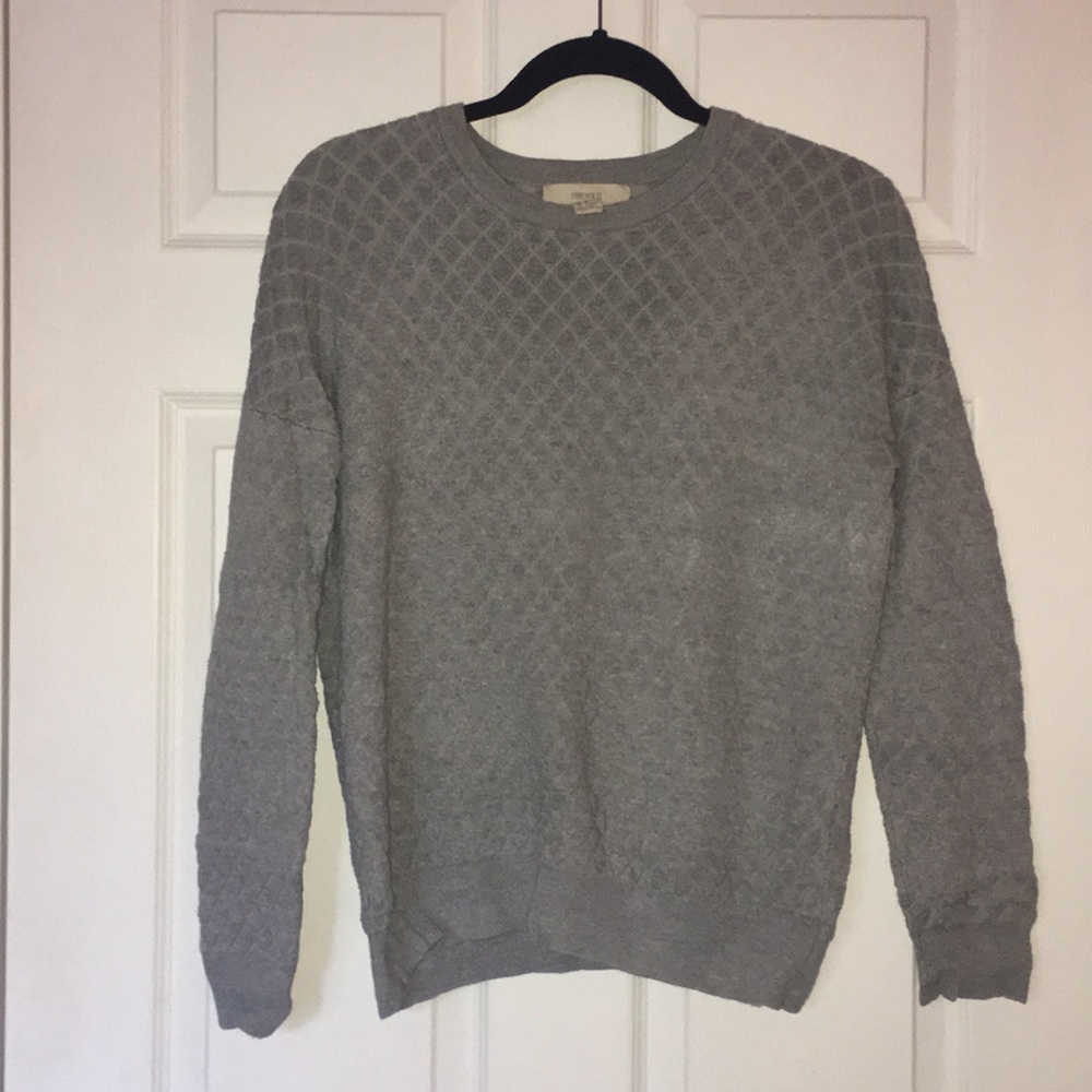 Quilted Forever 21 Sweater